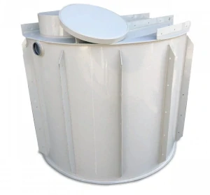 Kruhová odpadní jímka k obetonování - 7 m3