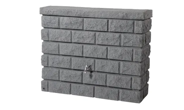 Nadzemní design nádrž Rocky wall dark granite 400 l