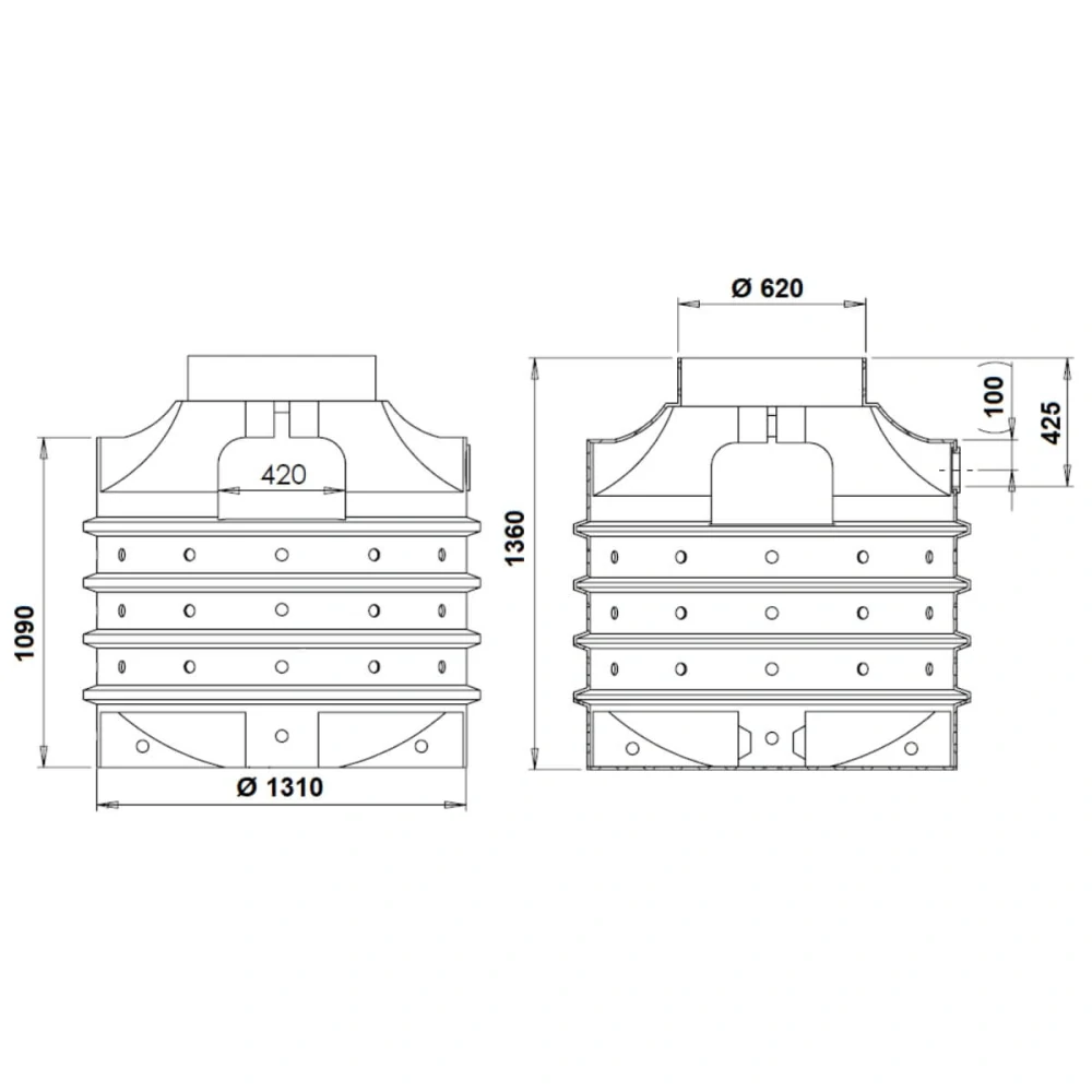 Vsakovací jímka Ozeanis 1000